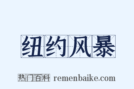 纽约风暴是什么意思的图片